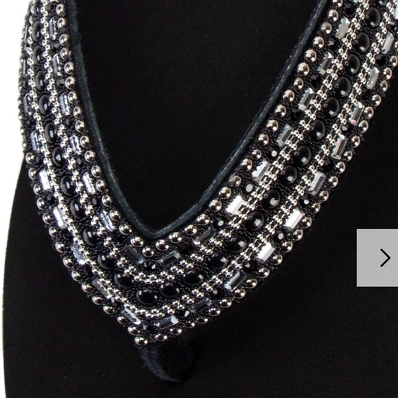 Yellow Box Black Rhinestone Sandals - Picture 1 of 4